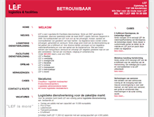 Tablet Screenshot of lefbv.nl